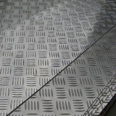 Лист нержавеющий рифленый г/к квинтет 08Х17Н15М3Т 2,5 мм